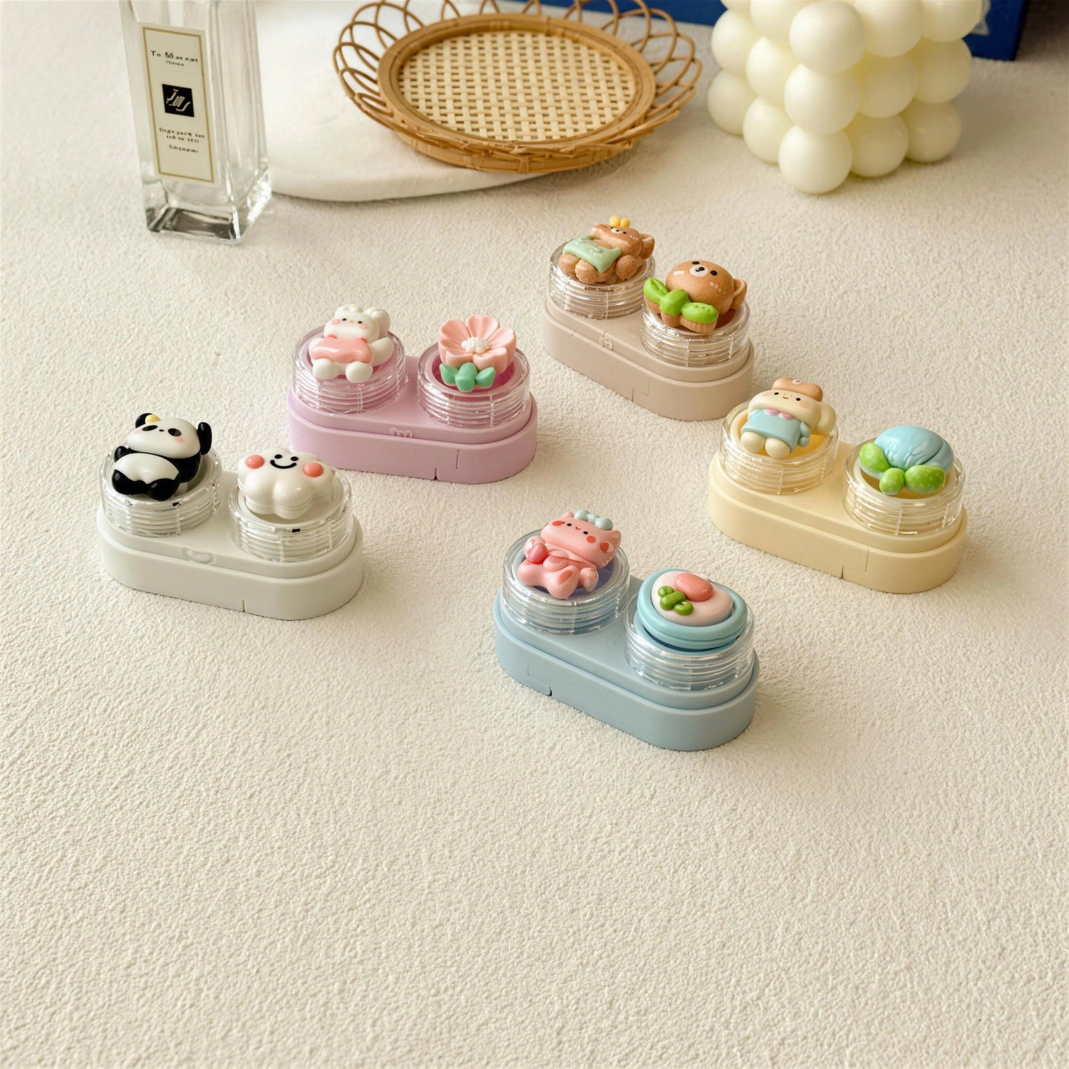 Genteye Cute Animals 3-in-1 Lens Case