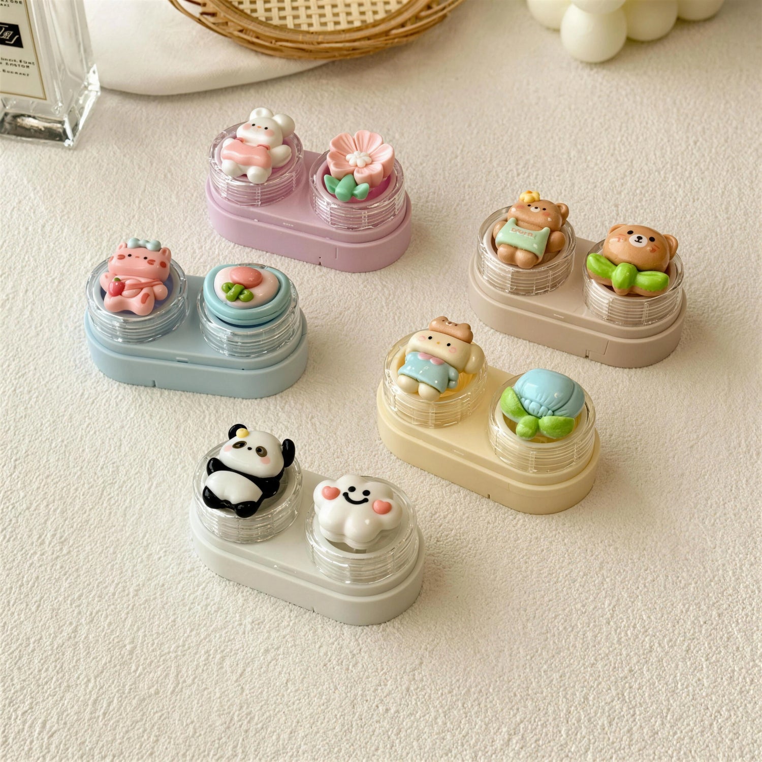 Genteye Cute Animals 3-in-1 Lens Case