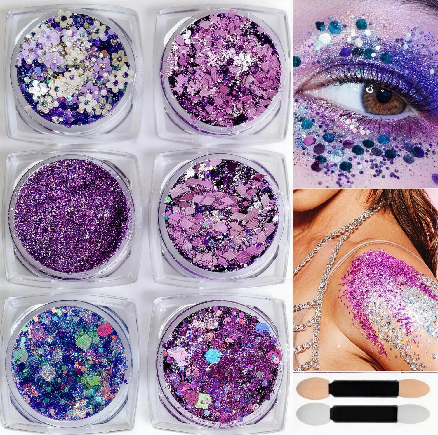 Genteye Rainbow Jelly Glitter